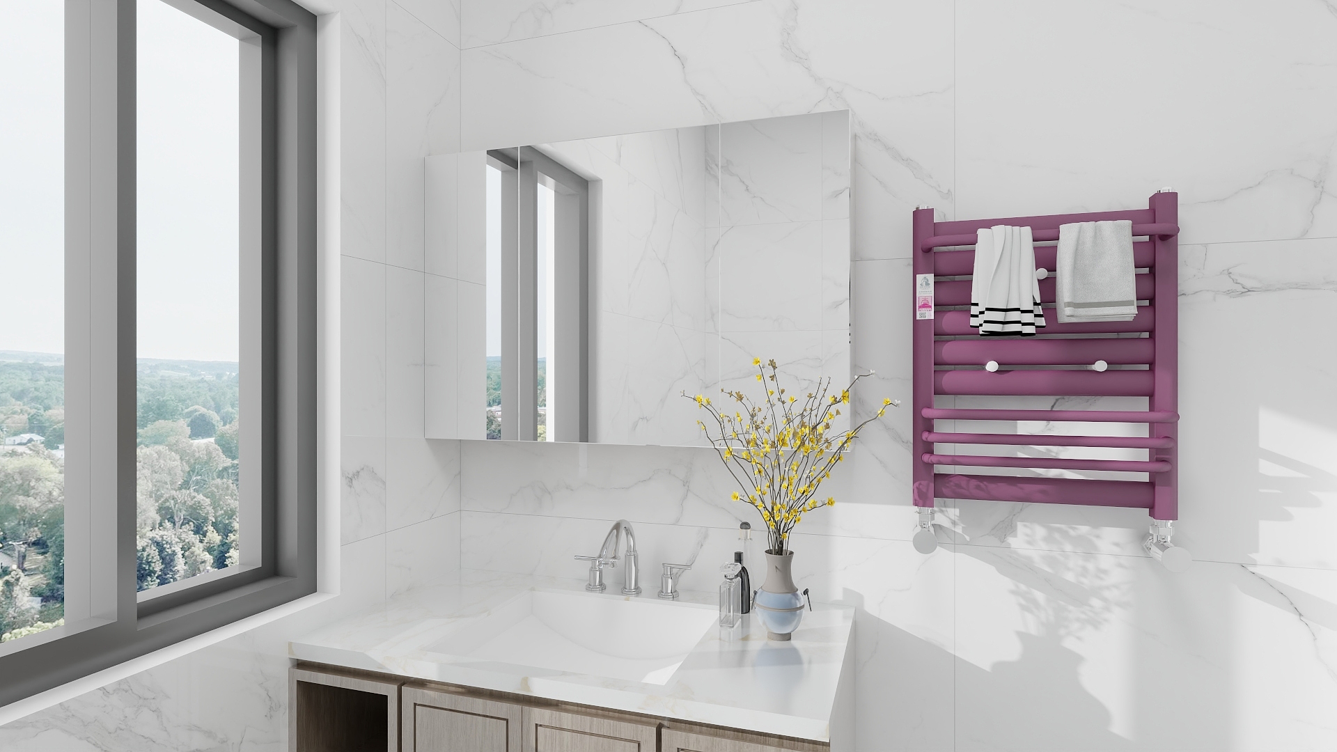 衛(wèi)生間，安暖氣片